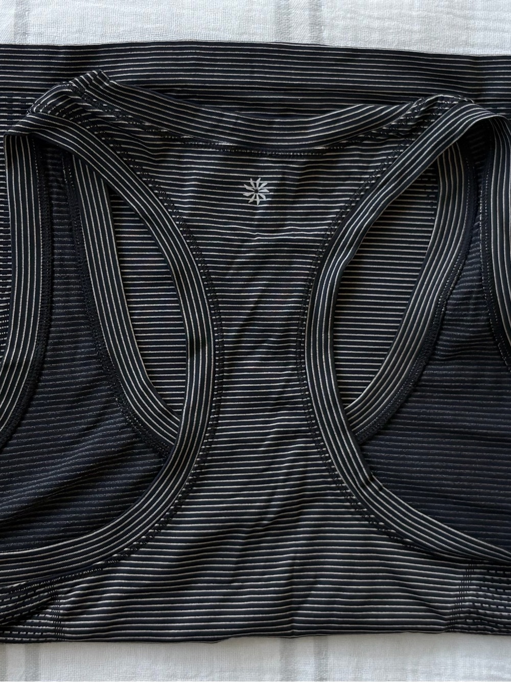 Athleta Momentum Seamless Pinstriped Racerback Tank